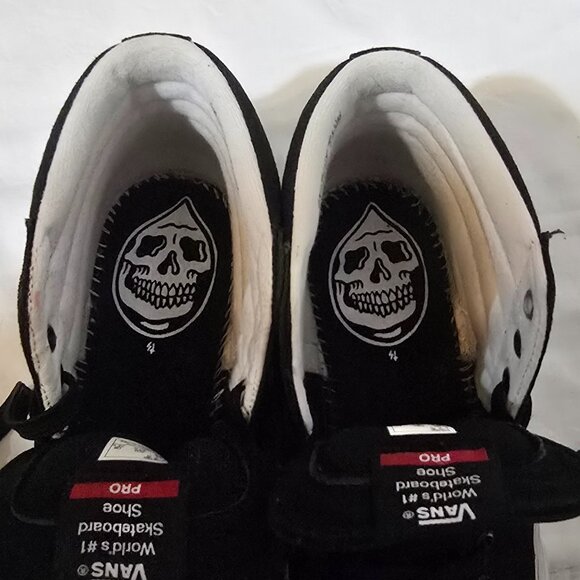 VANS x Sketchy Tank Sk8-Hi Pro Shoes - Black - Sz 7.5 US - Picture 11 of 12